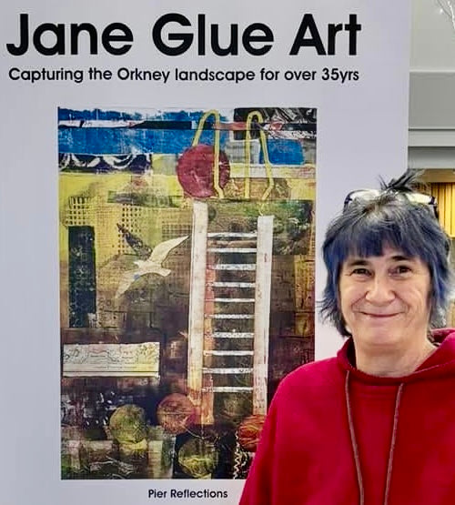 Orkney artist Jane Glue