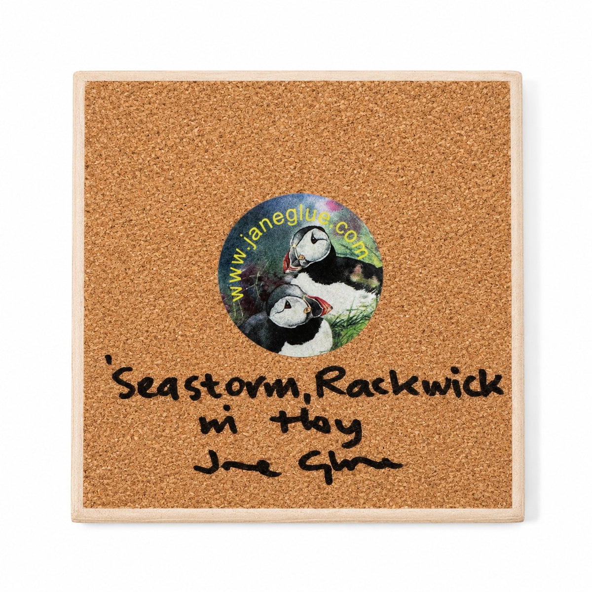 Small ceramic tile/Seastorm, Rackwick in Hoy