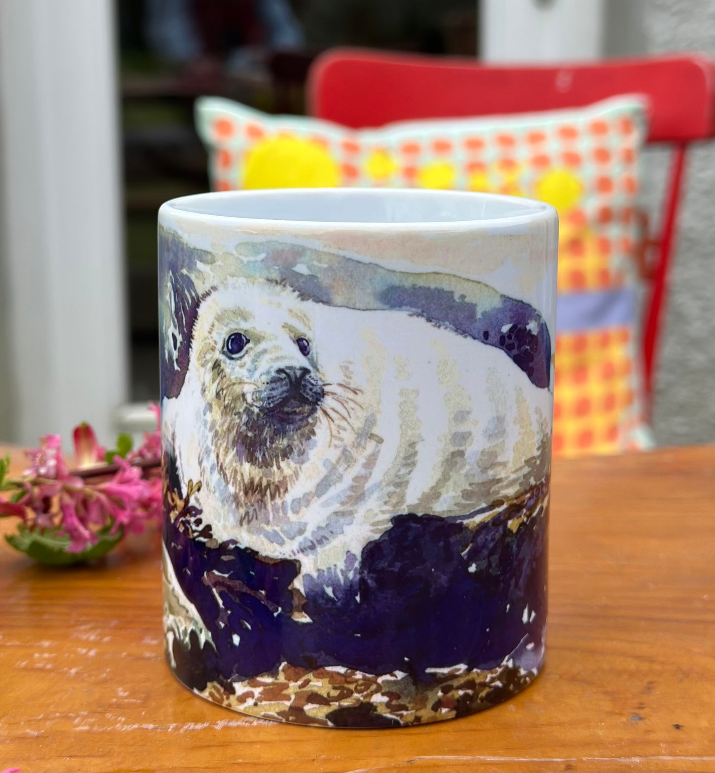 Ceramic mug/Baby seal