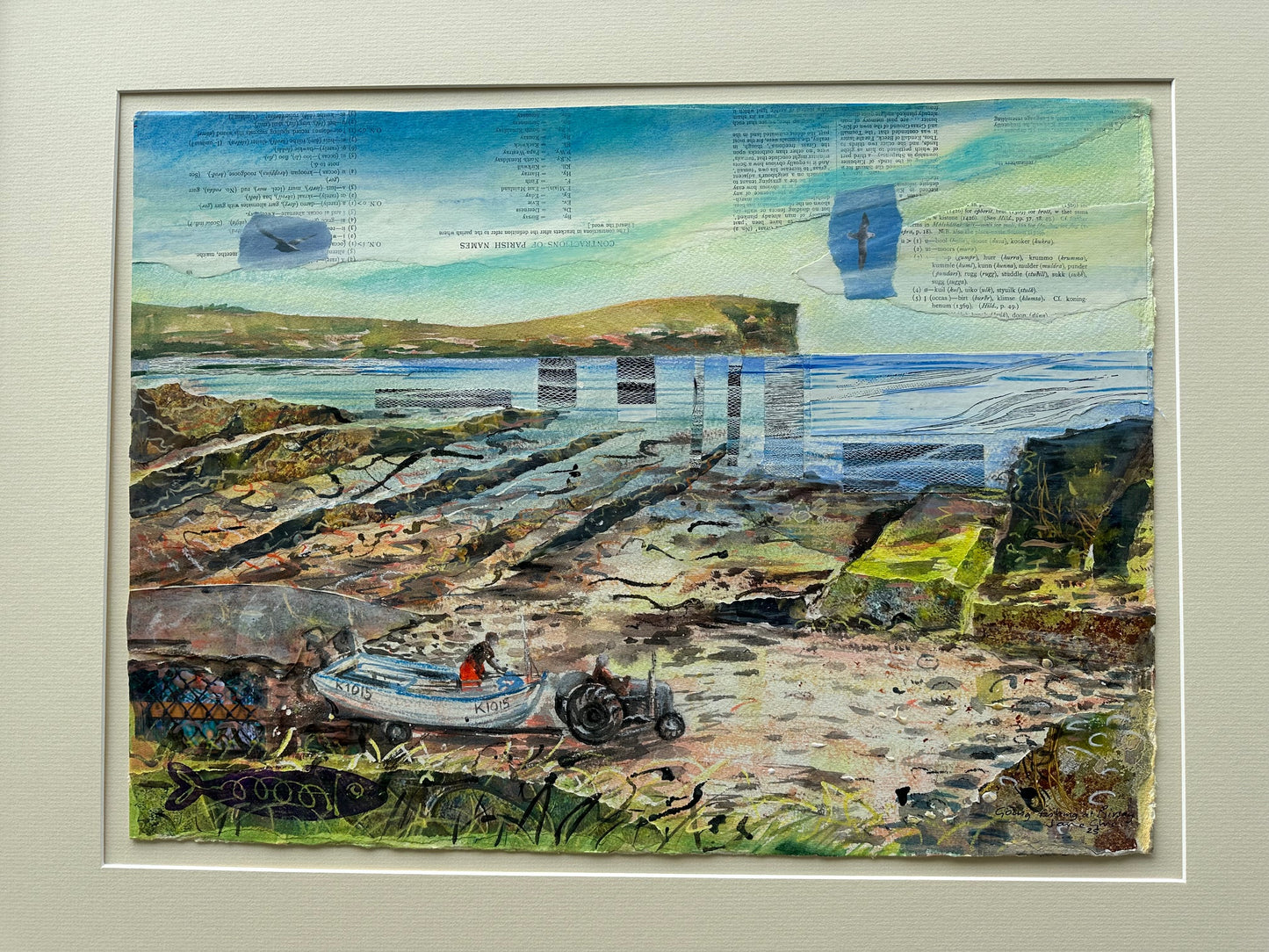 New! Original painting/Going fishing, Birsay