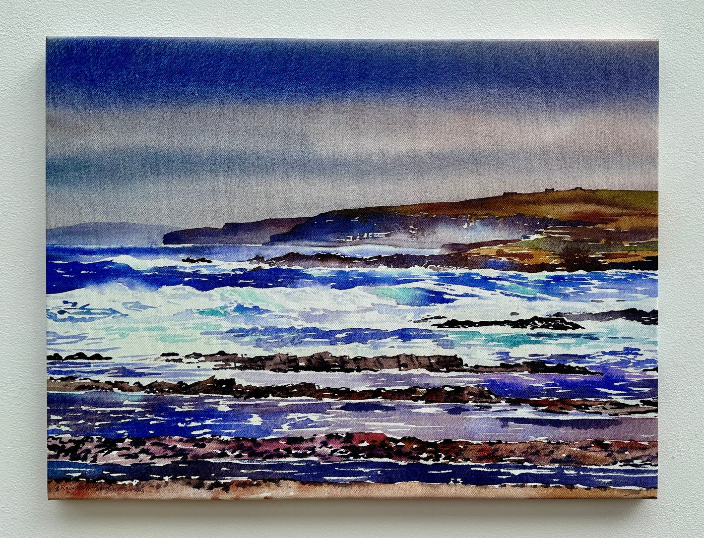 Canvas print/Rainstorm at North Birsay