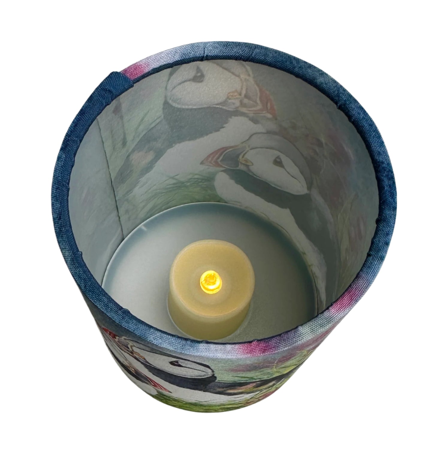 Small candle lamp/Tammie norries(puffins)