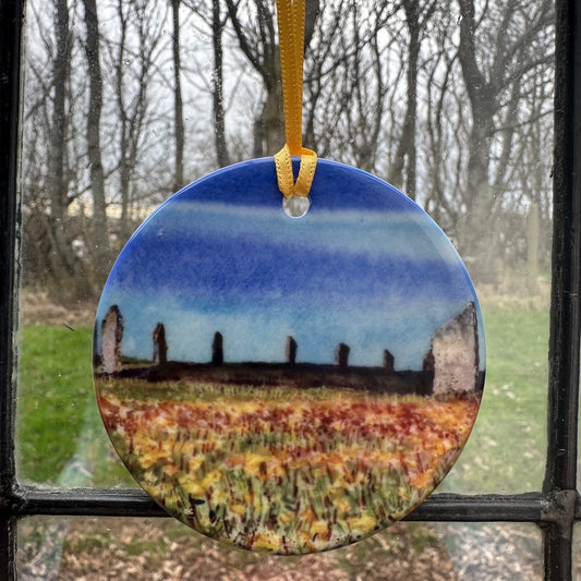 Small round hanging ornament/The Ring of Brodgar