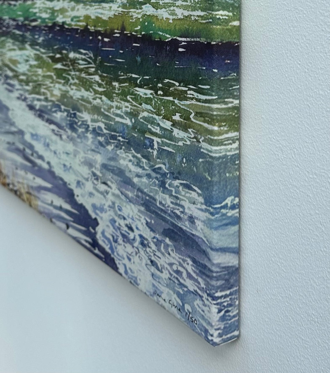 Canvas print/Stormy sea at Birsay
