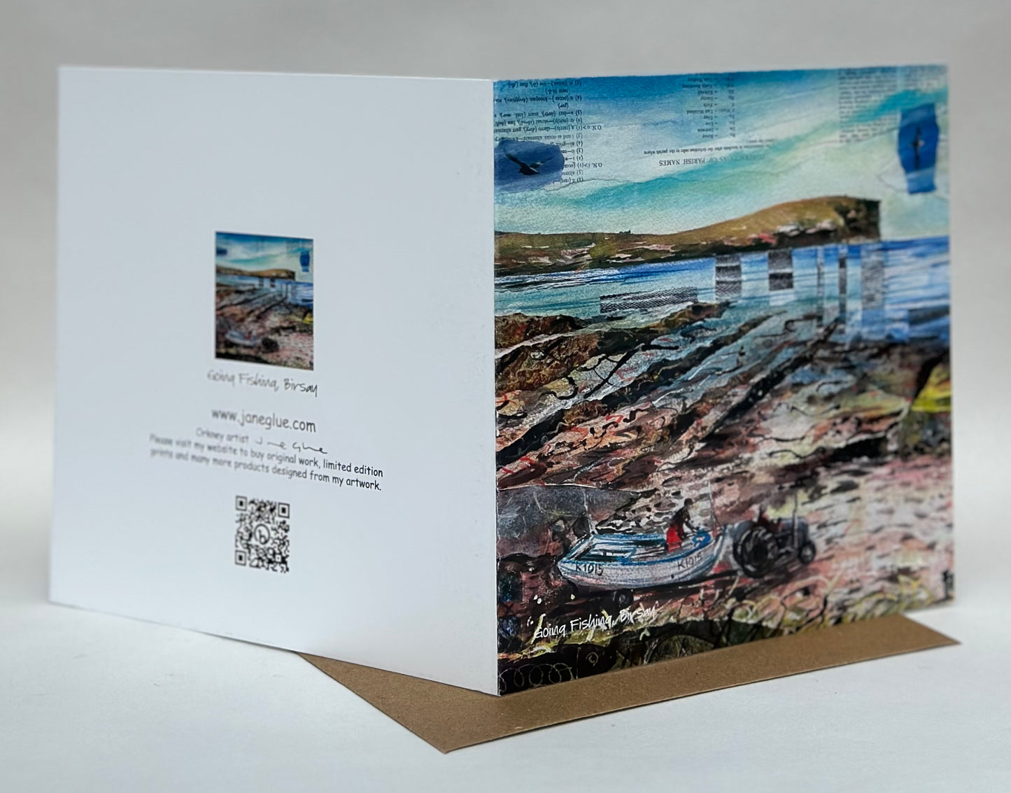 Large Card - Going fishing, Birsay