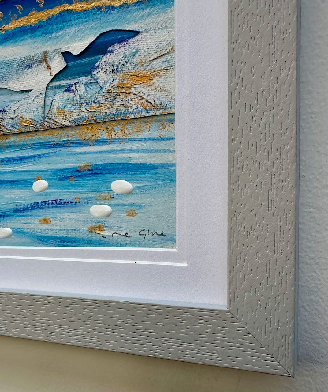 Original painting/Golden gulls