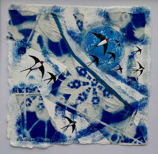 Original painting/Swallows