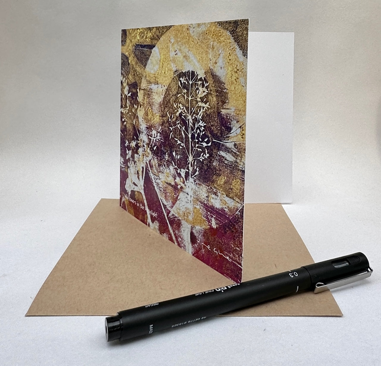 Large Card - Wildflowers in the moonlight