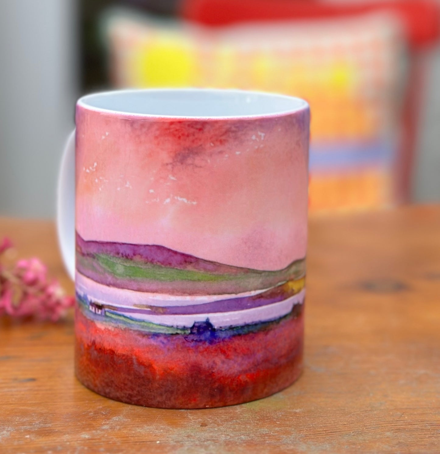 Ceramic mug/Maeshowe sunset