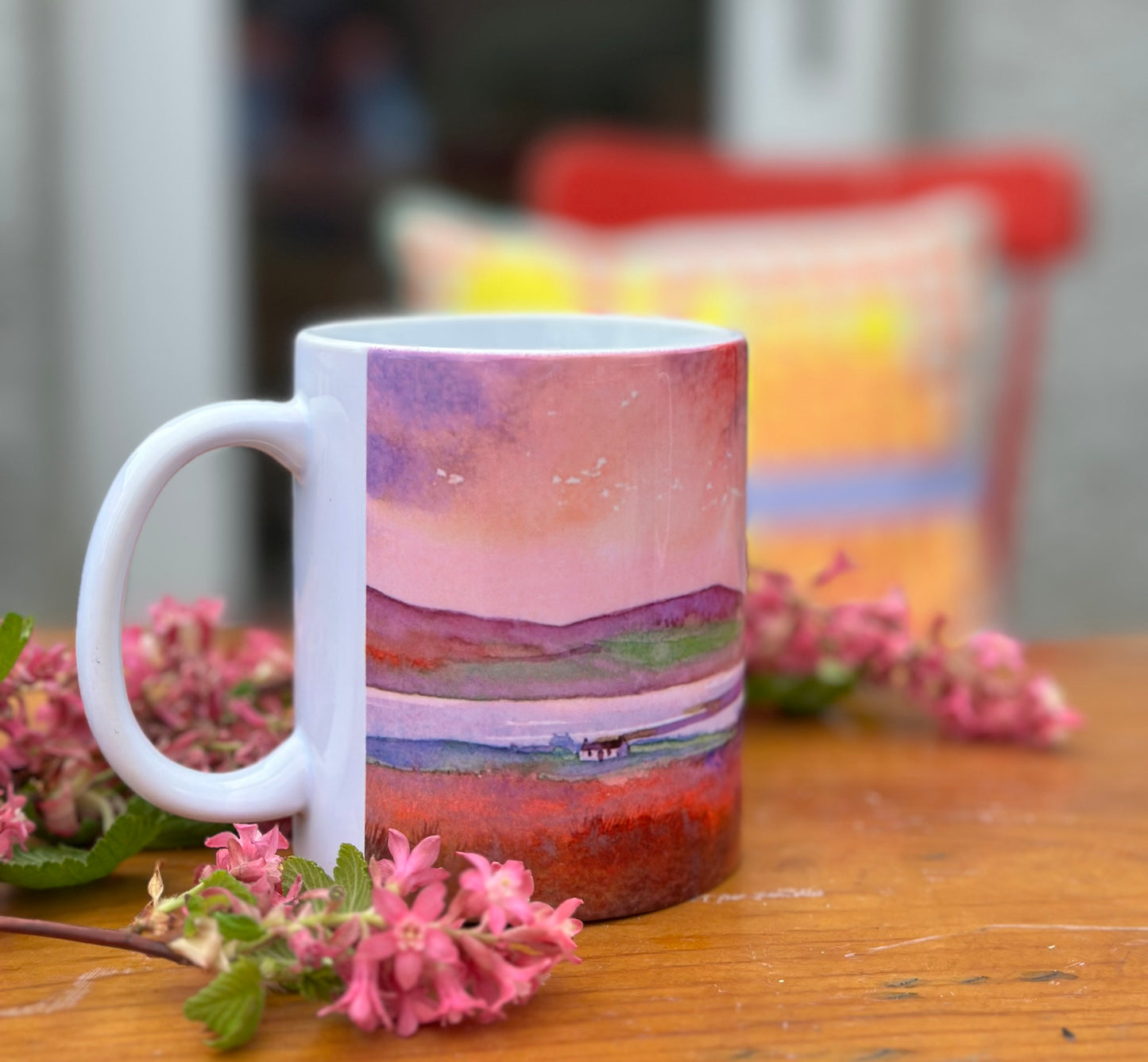 Ceramic mug/Maeshowe sunset
