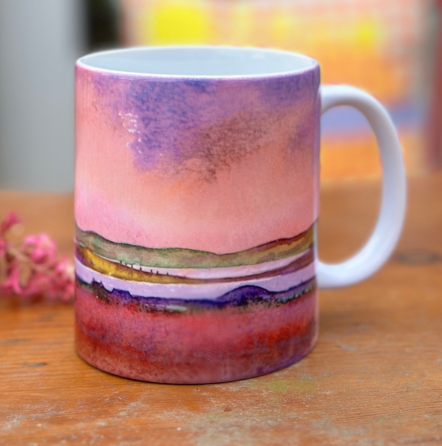 Ceramic mug/Maeshowe sunset