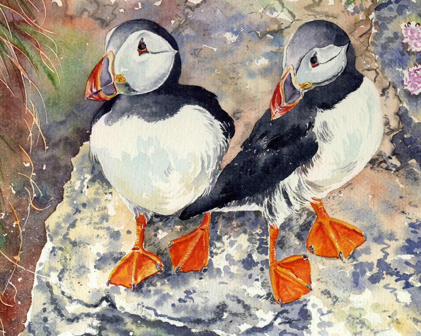 Table lamp/Puffin twins