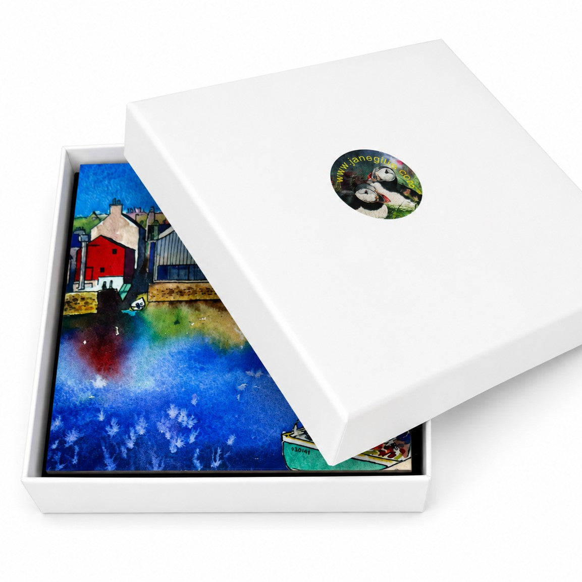 Medium ceramic tile/The Pier, Stromness