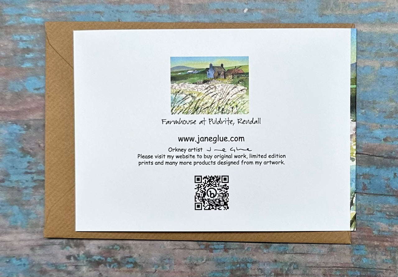 Card - Farmhouse at Puldrite, Rendall