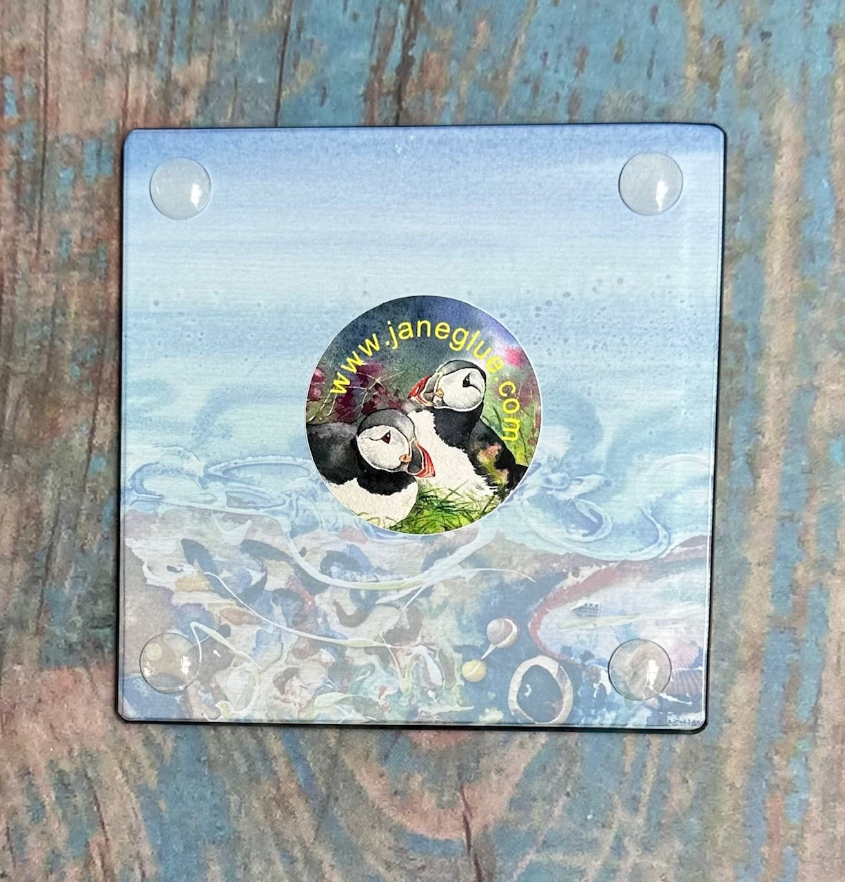 Glass coaster/Shorelines