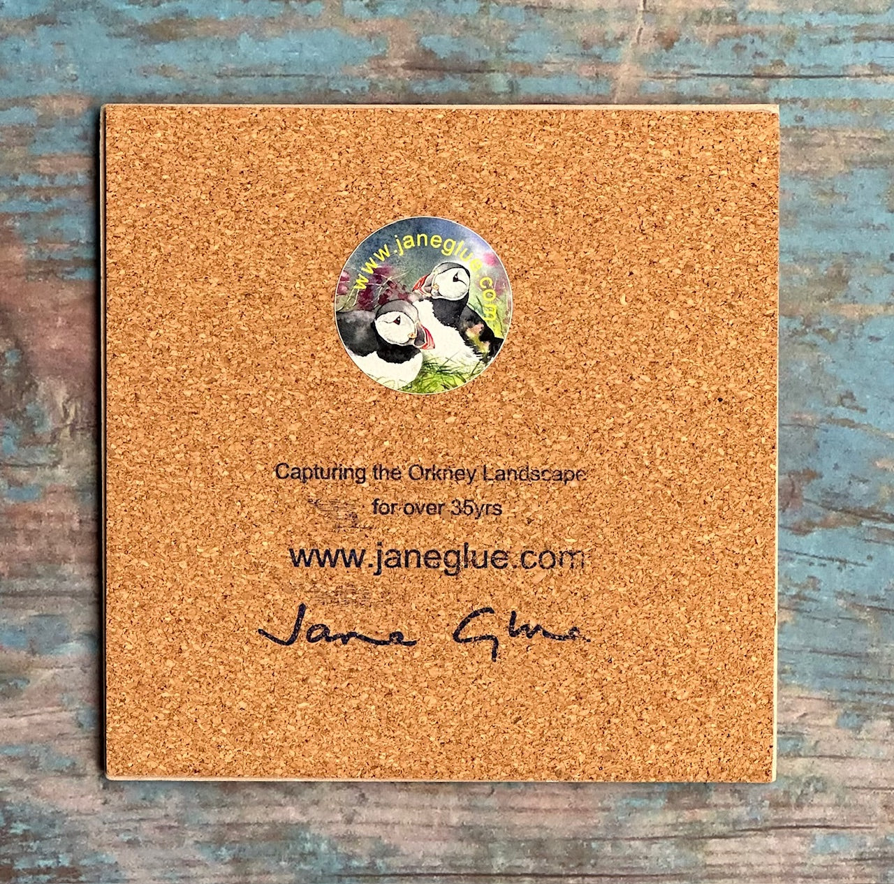 Medium ceramic tile/Hamish the Highland coo