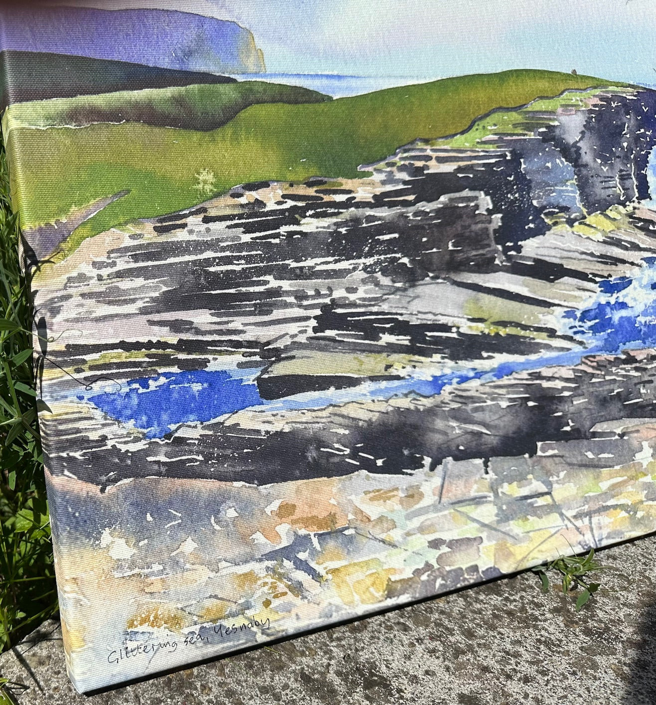 Canvas print/Glittering sea, Yesnaby