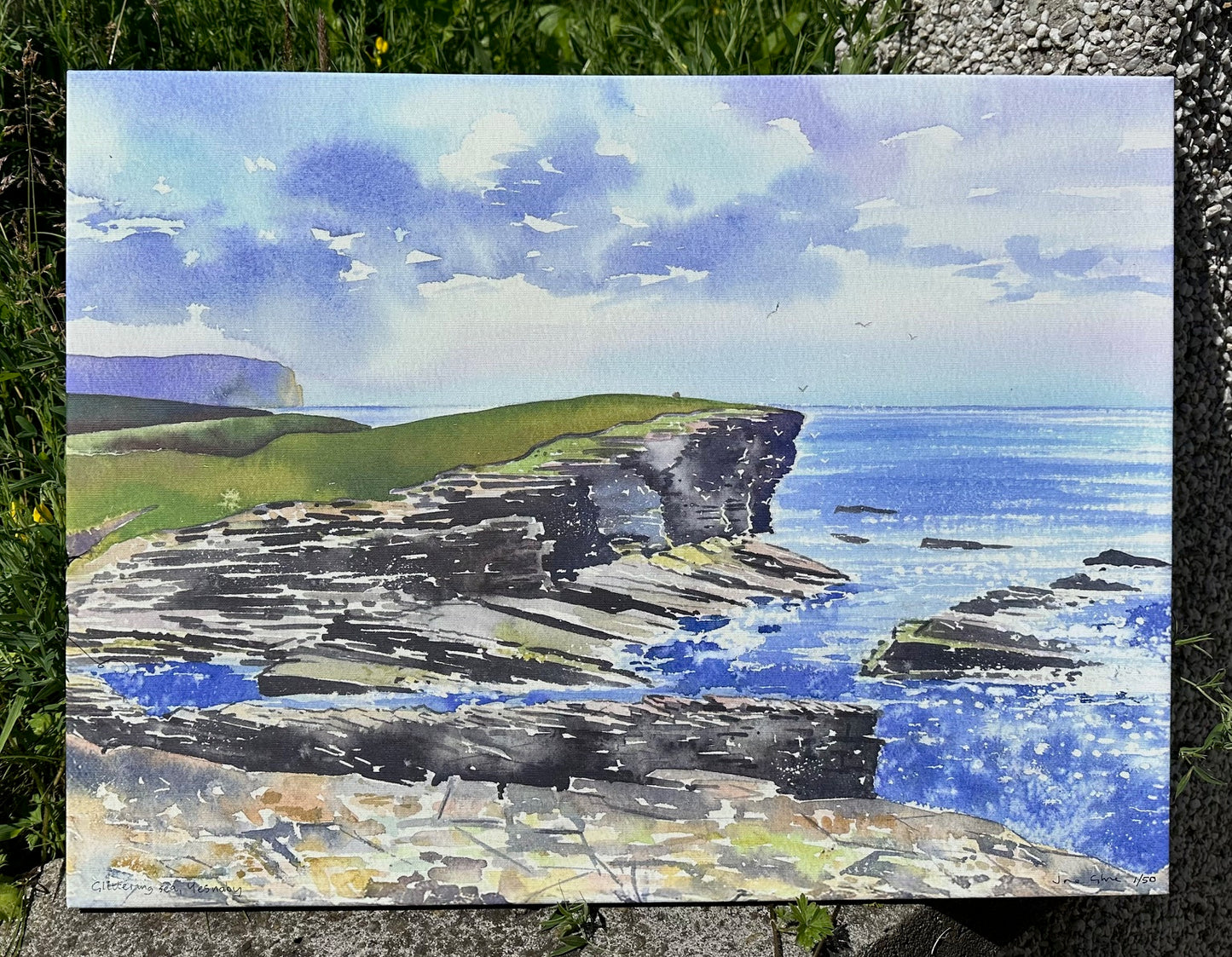 Canvas print/Glittering sea, Yesnaby