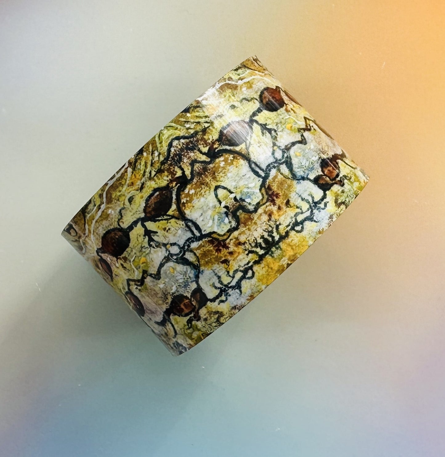 Jewellery by Jane Glue, 'Golden rockpool' Cuff bracelet