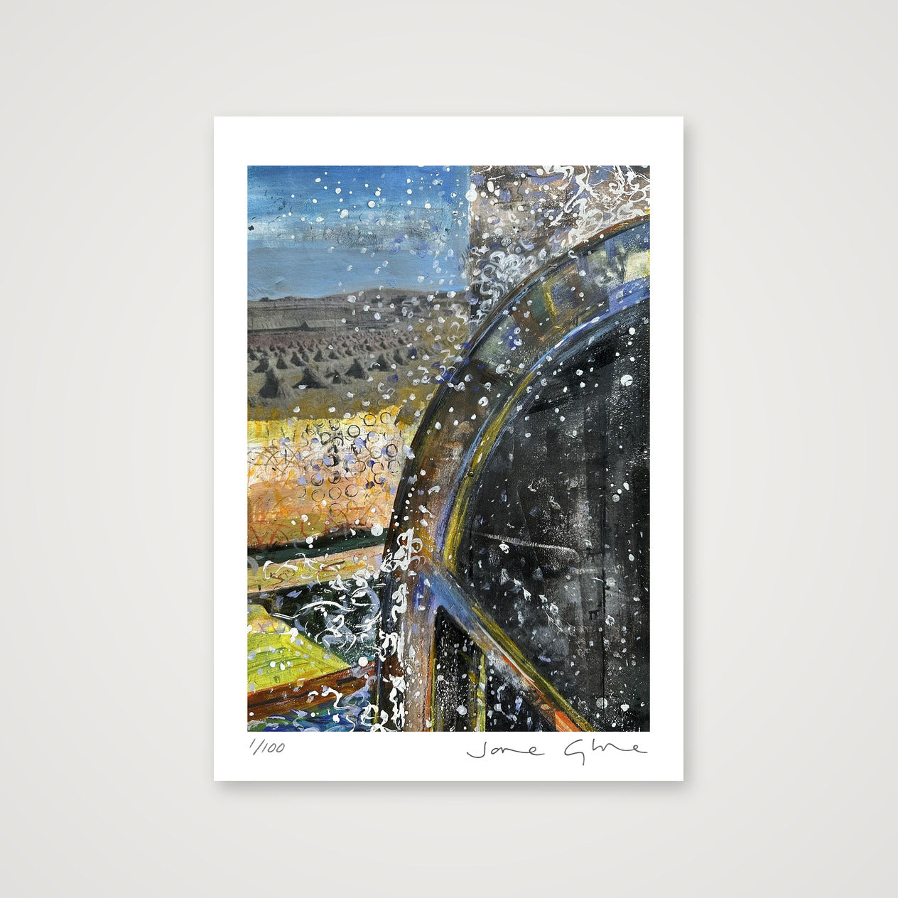 The Mill Wheel  — A4 (21×30cm, 8×12") Print only