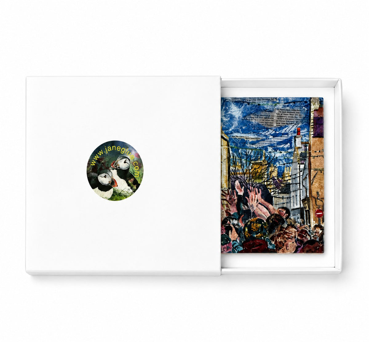 Small ceramic tile/Christmas Ba 2025