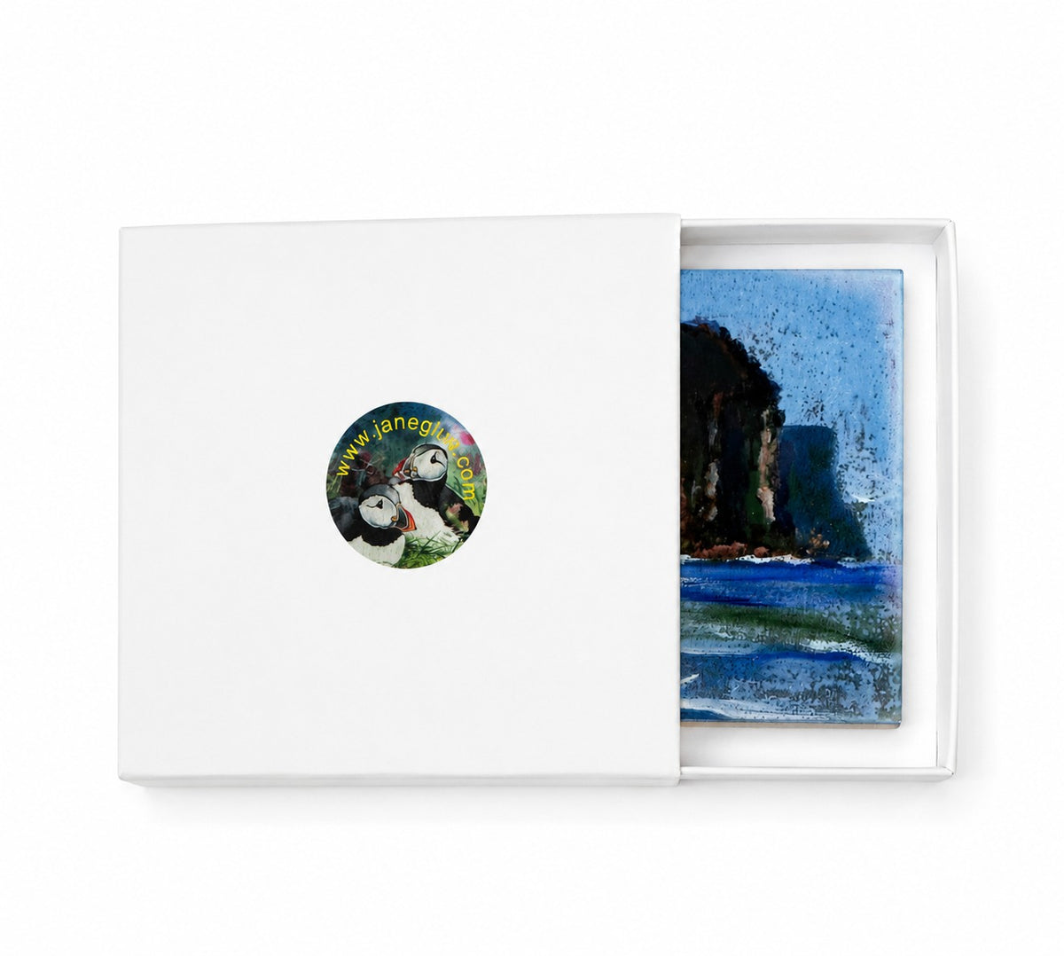 Small ceramic tile/Seastorm, Rackwick in Hoy