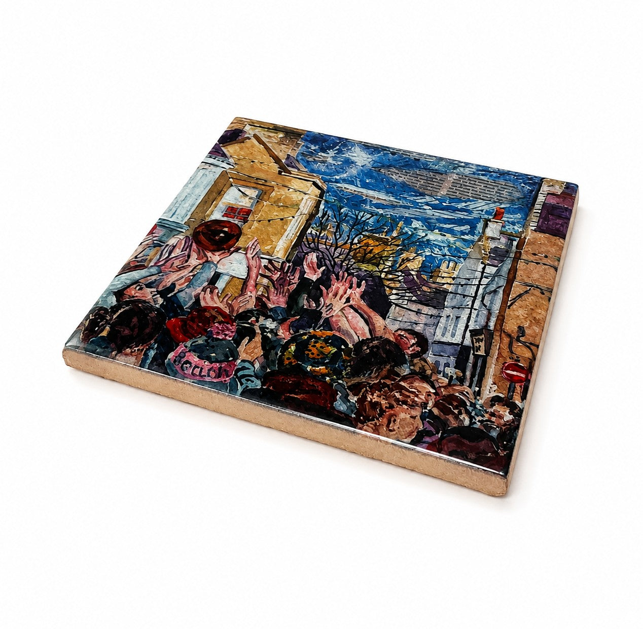 Small ceramic tile/Christmas Ba 2025