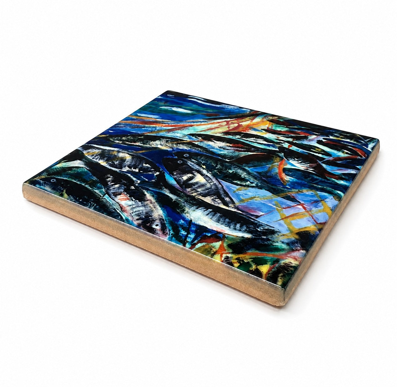 Small ceramic tile/Silver Darlings