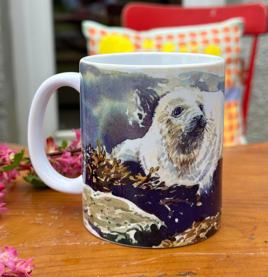Ceramic mug/Baby seal