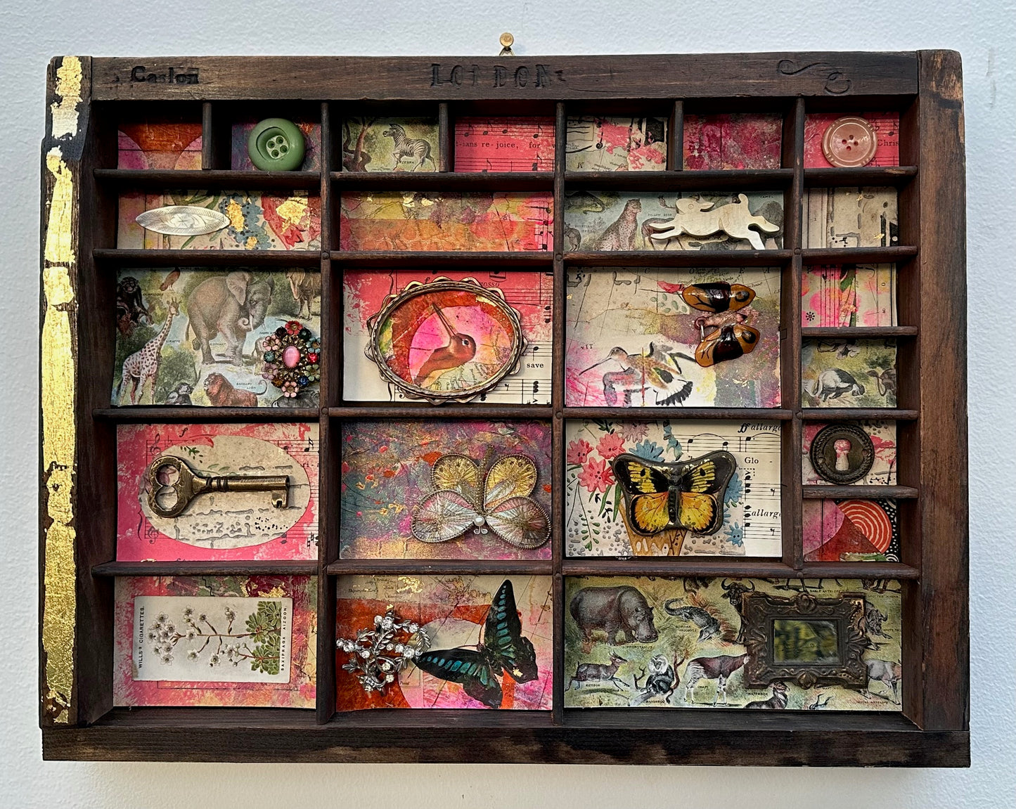 Original artwork/Butterfly box