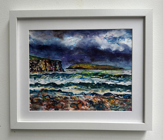 NEW! Original watercolour painting/Copinsay, Deerness