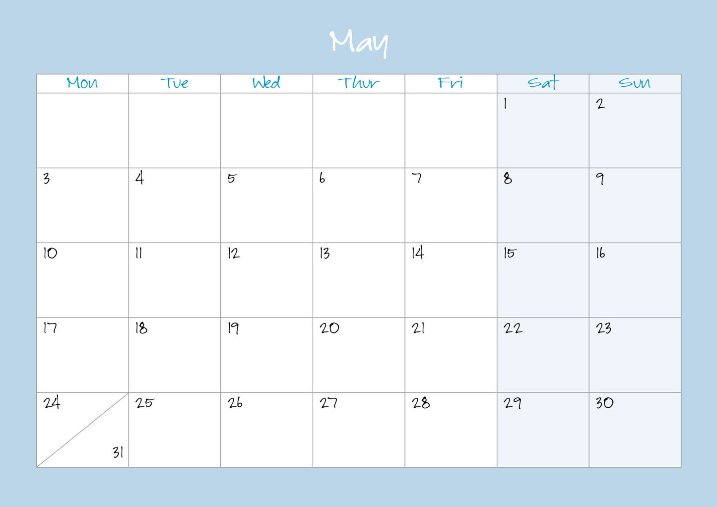 Pack of Three Jane Glue 2027 Orkney Wall Calendars