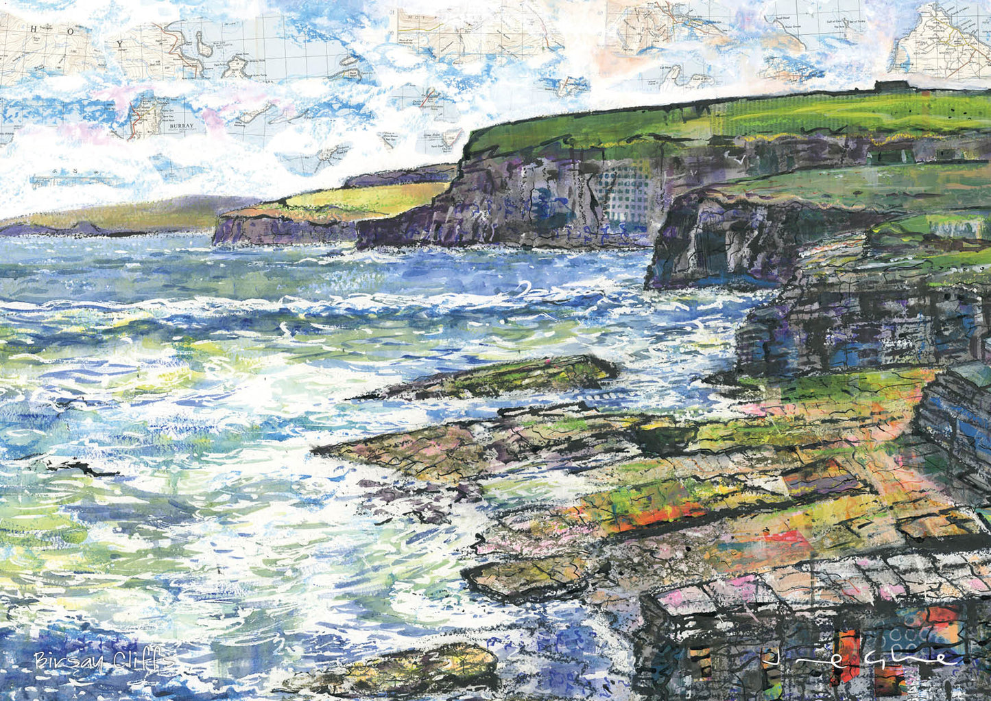 Pack of Three Jane Glue 2027 Orkney Wall Calendars