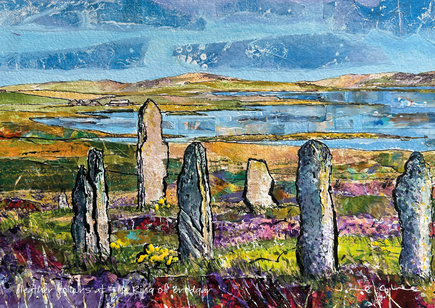 Pack of Three Jane Glue 2027 Orkney Wall Calendars