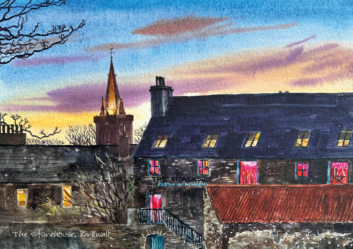 Pack of Three Jane Glue 2027 Orkney Wall Calendars