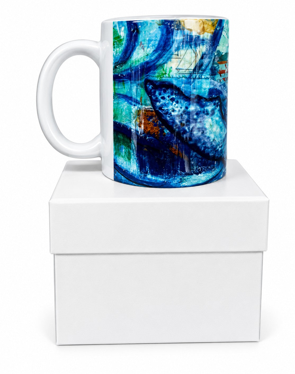 Ceramic mug/Flukes