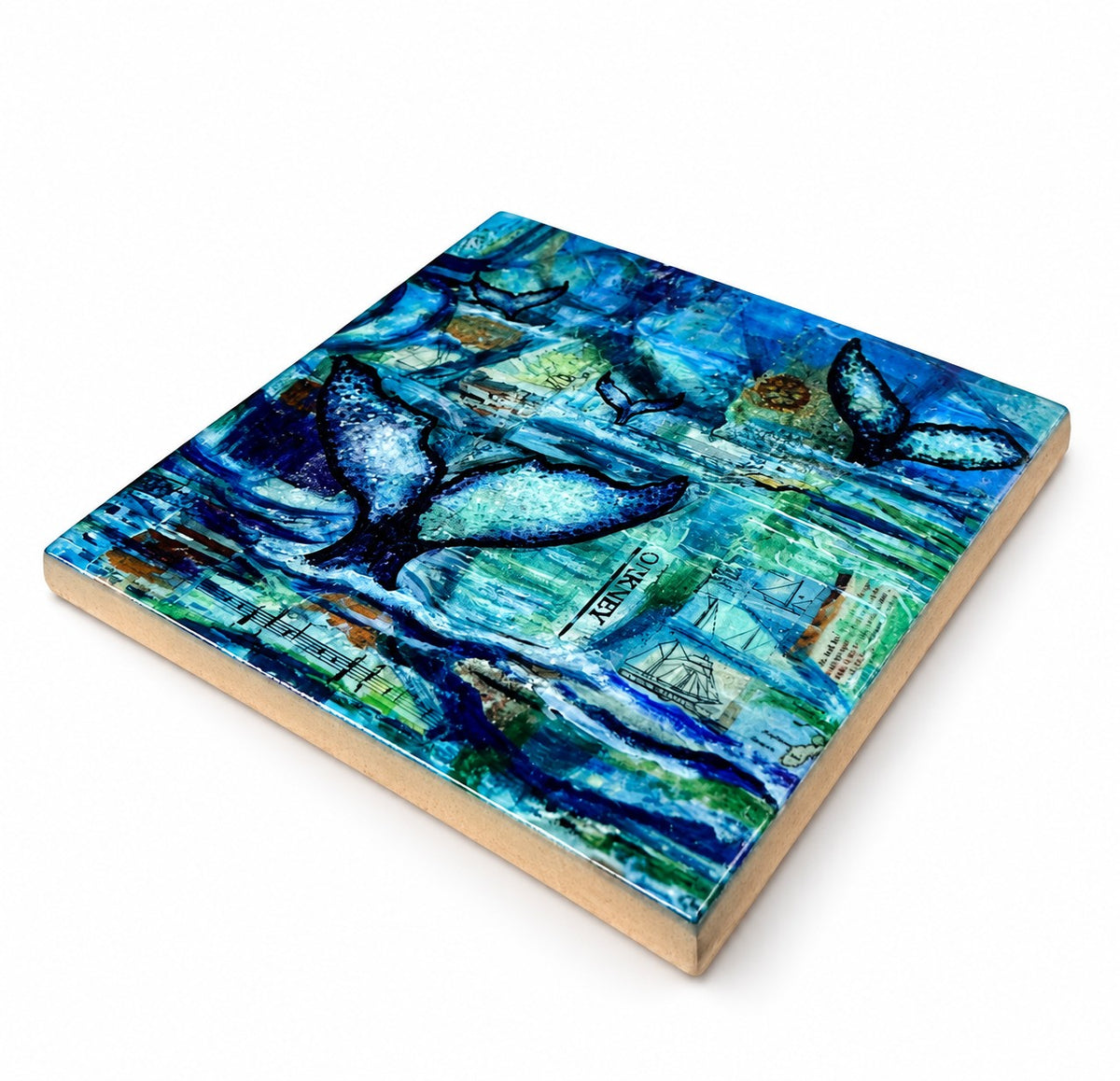 Small ceramic tile/Flukes