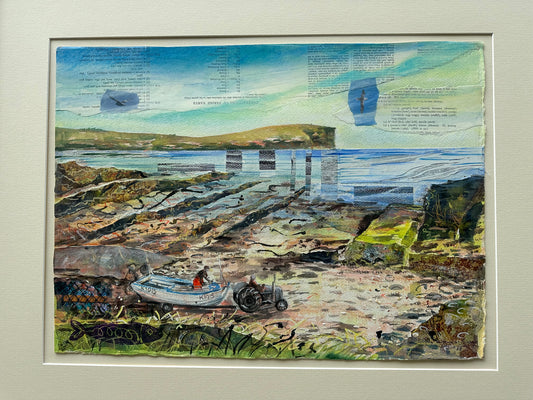 New! Original painting/Going fishing, Birsay