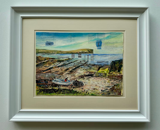 New! Original painting/Going fishing, Birsay