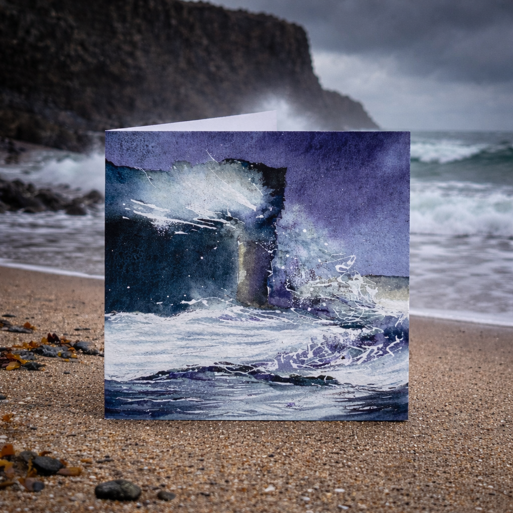 Large Card - Wild sea, Orkney