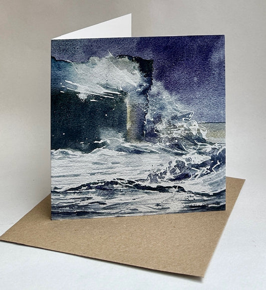 Large Card - Wild sea, Orkney