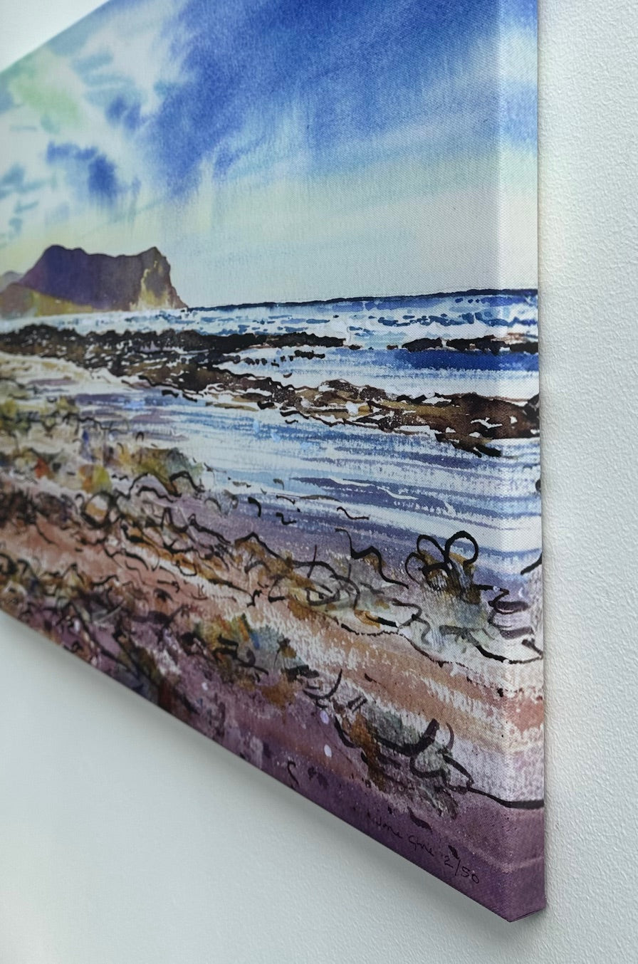 Canvas print/Low tide at Warebeth Beach