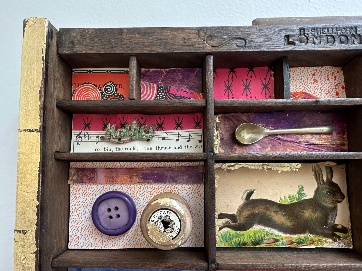 Original artwork/Trinket type set tray