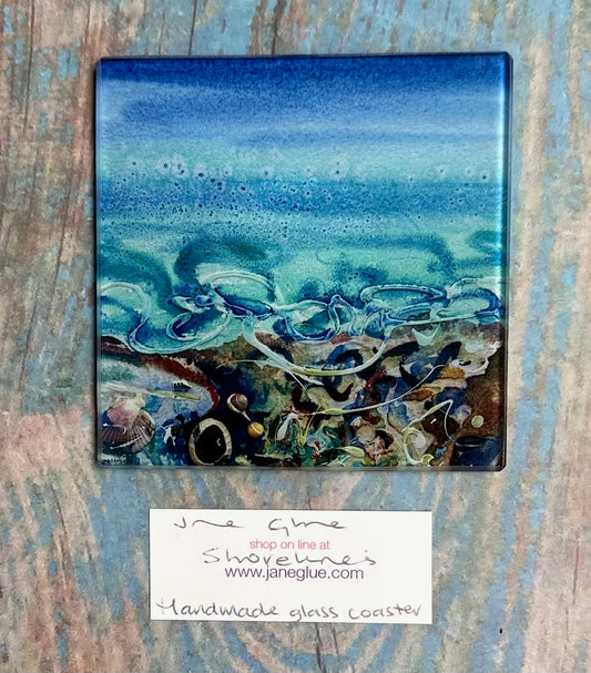 Glass coaster/Shorelines