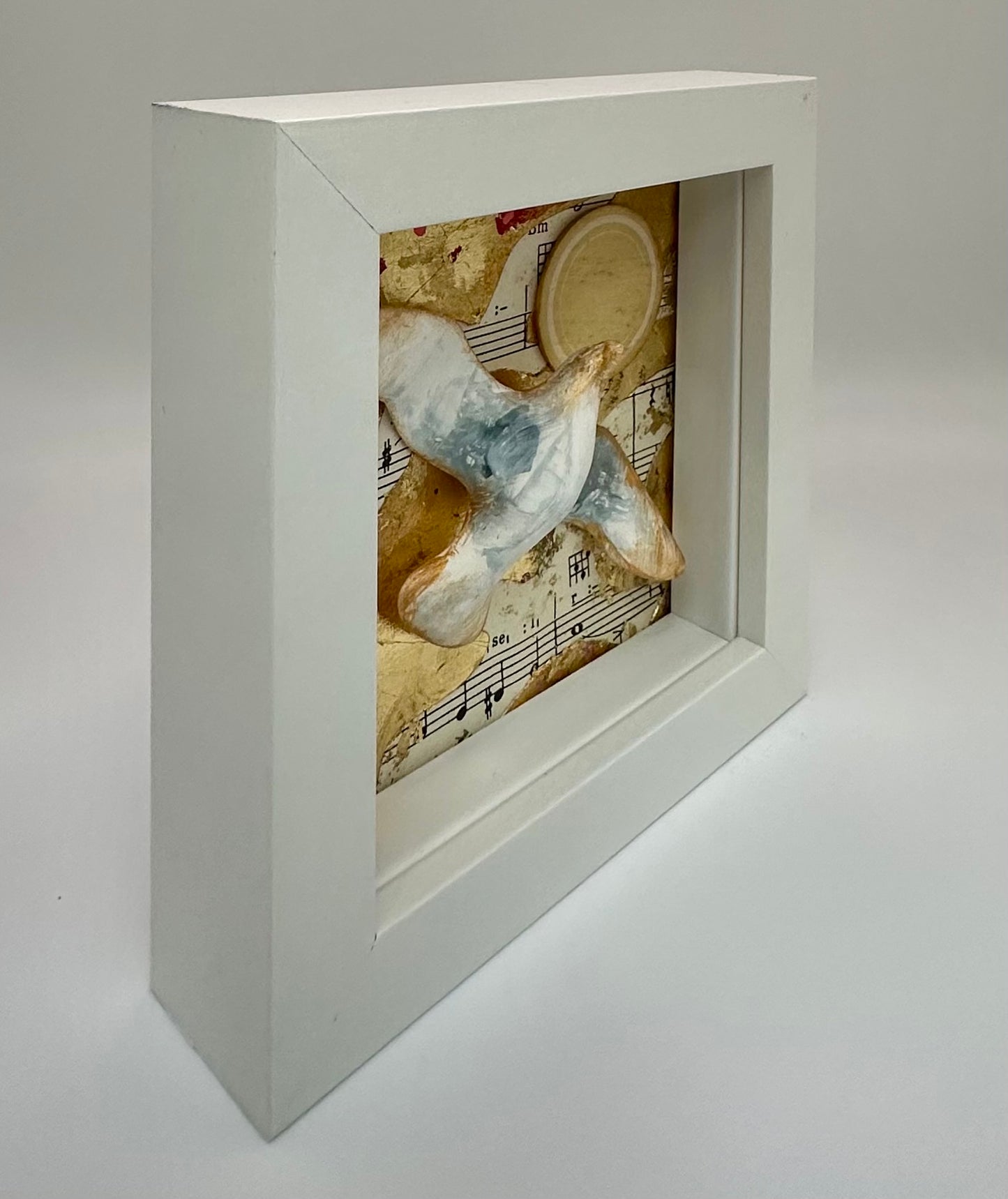 Original painting/Flying with the golden sun