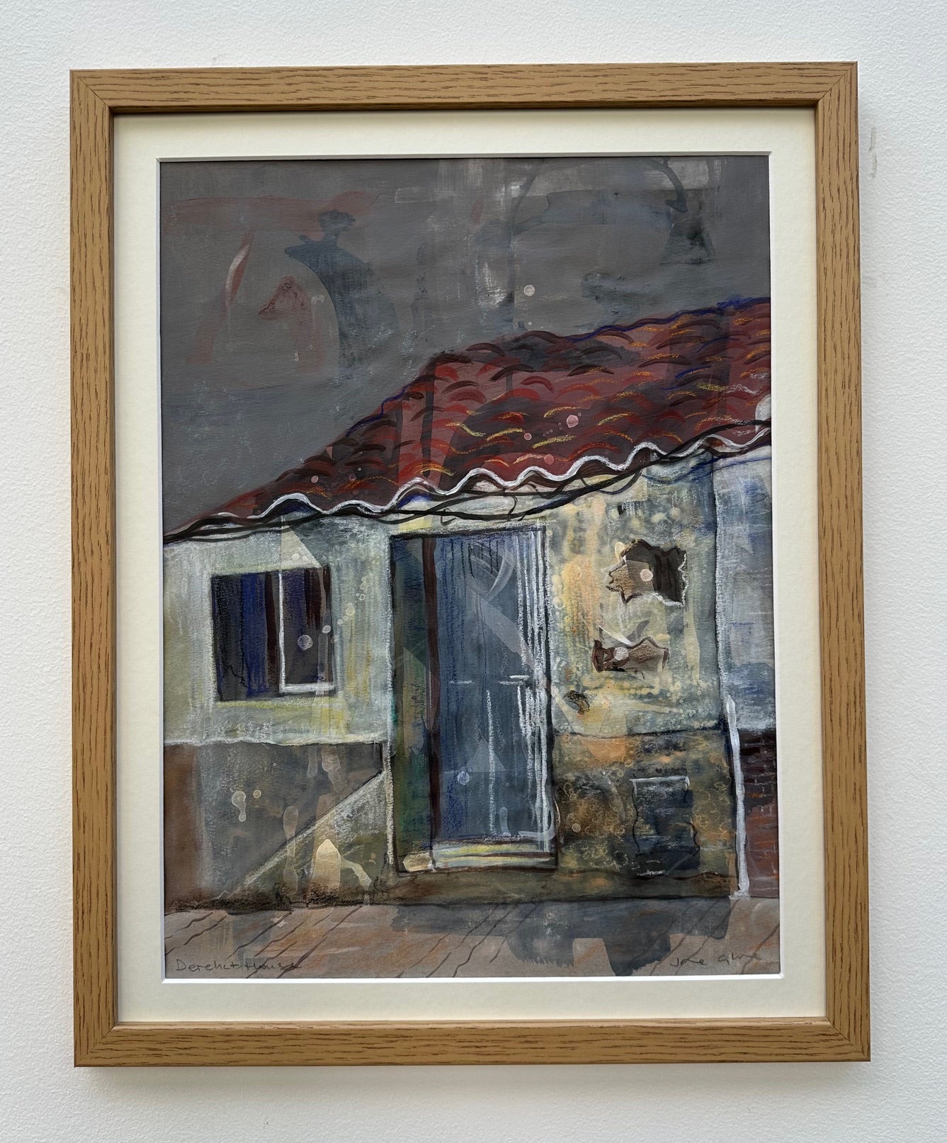 Original painting/Derelict house
