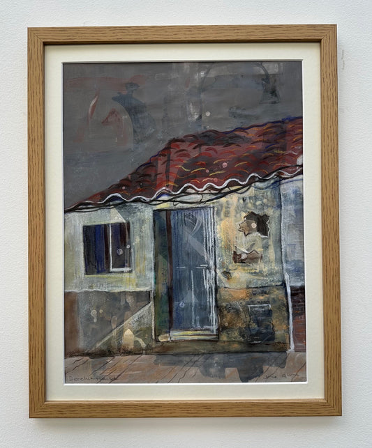 Original painting/Derelict house