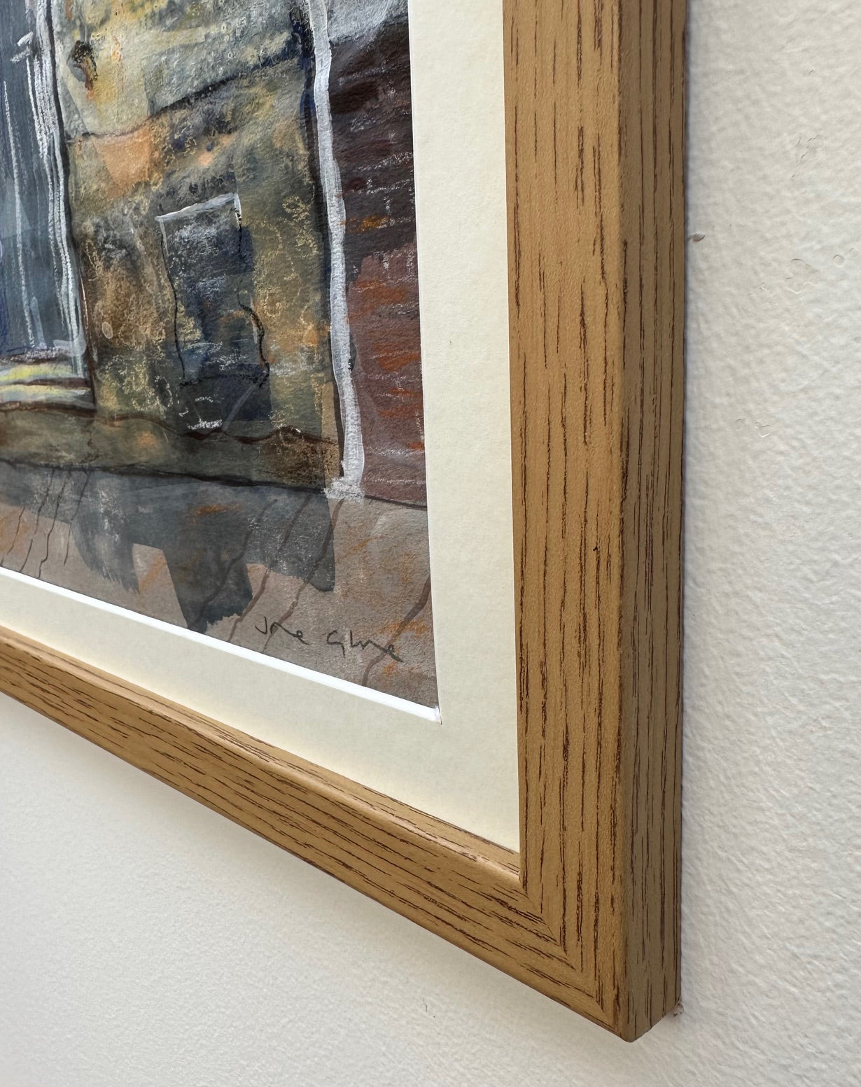 Original painting/Derelict house