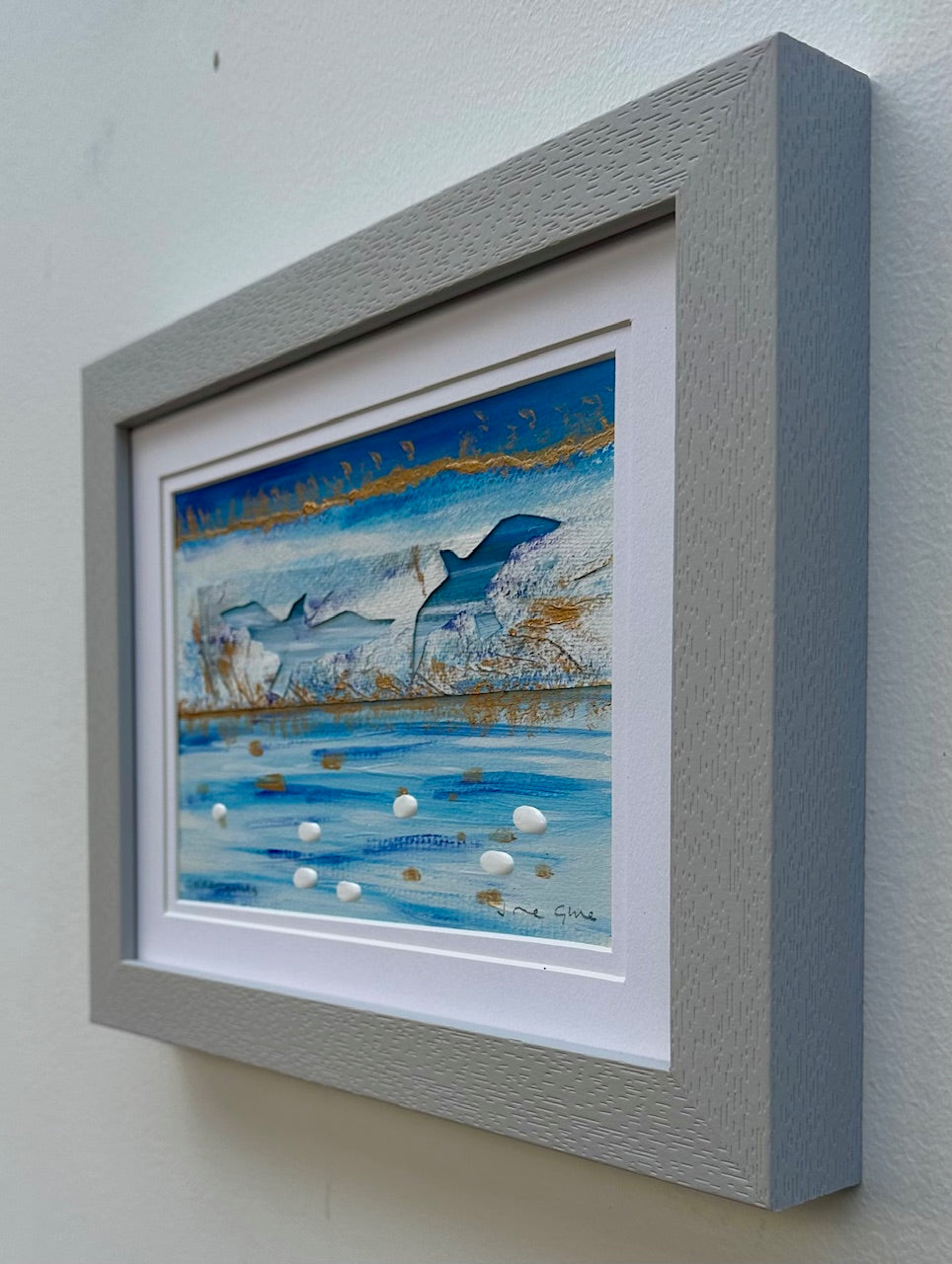 Original painting/Golden gulls