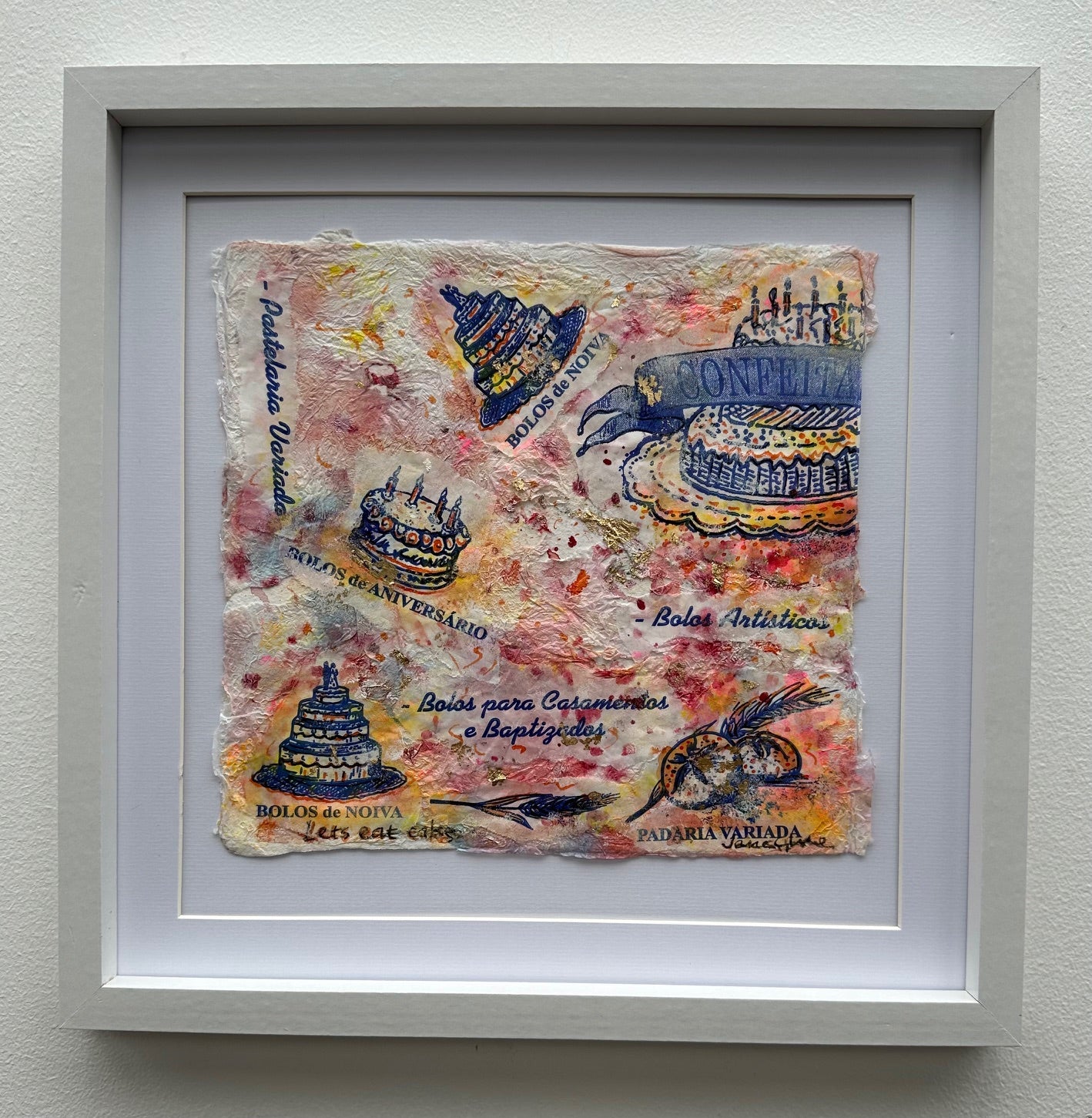 Original painting/Lets eat cake